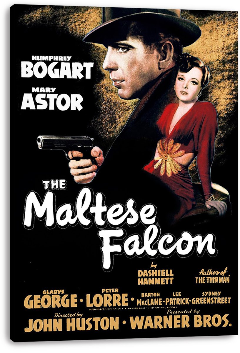 The Maltese Falcon Humphrey Bogart Decorative Painting (paper and canvas) art poster printing print