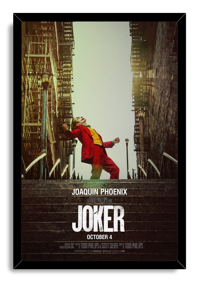 Joker (Joaquin Phoenix) Decorative Painting (paper and canvas) art poster printing print