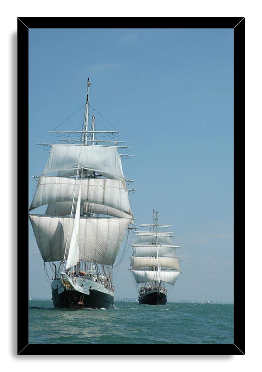 Tall Ships at Sea Decorative Painting (paper and canvas) art poster printing print
