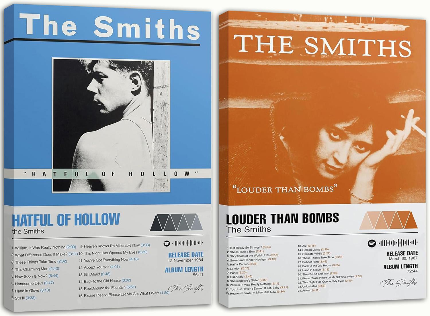 The SMITHS A Set Of 2 Music Posters (Paper and Canvas) Art Poster Printing Print