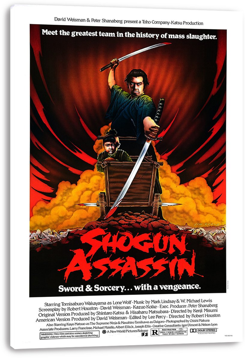Shogun Assassin Movie Poster Decorative Painting (paper and canvas) art poster printing print