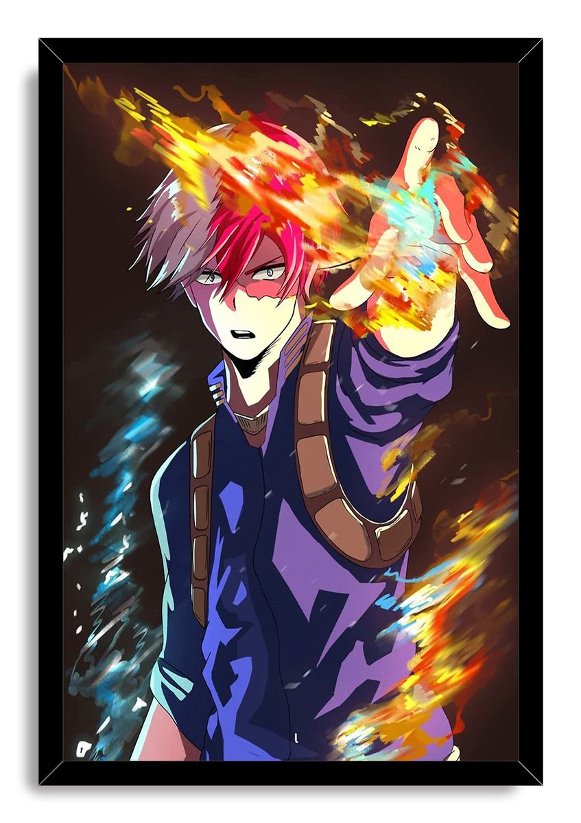 Shoto Todoroki My Hero Academia Decorative Painting (paper and canvas) art poster printing print