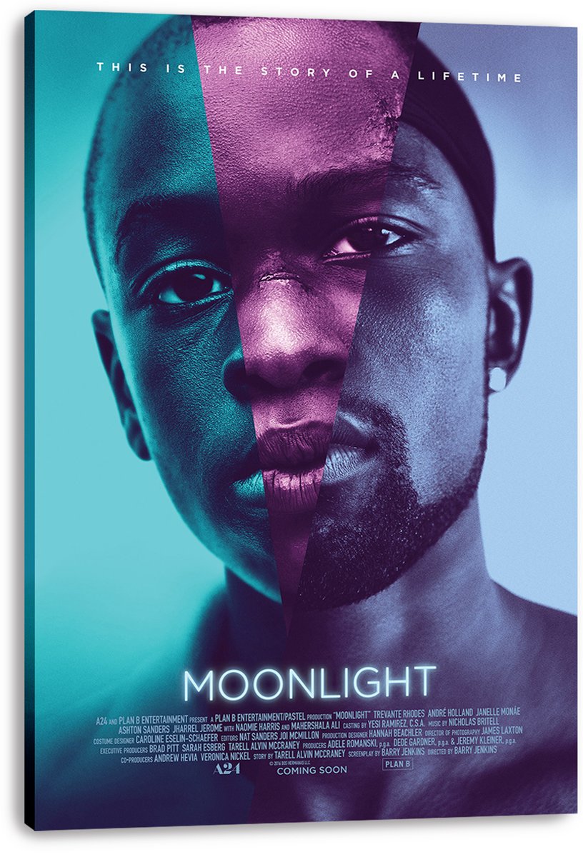 Moonlight Movie Poster Decorative Painting (paper and canvas) art poster printing print