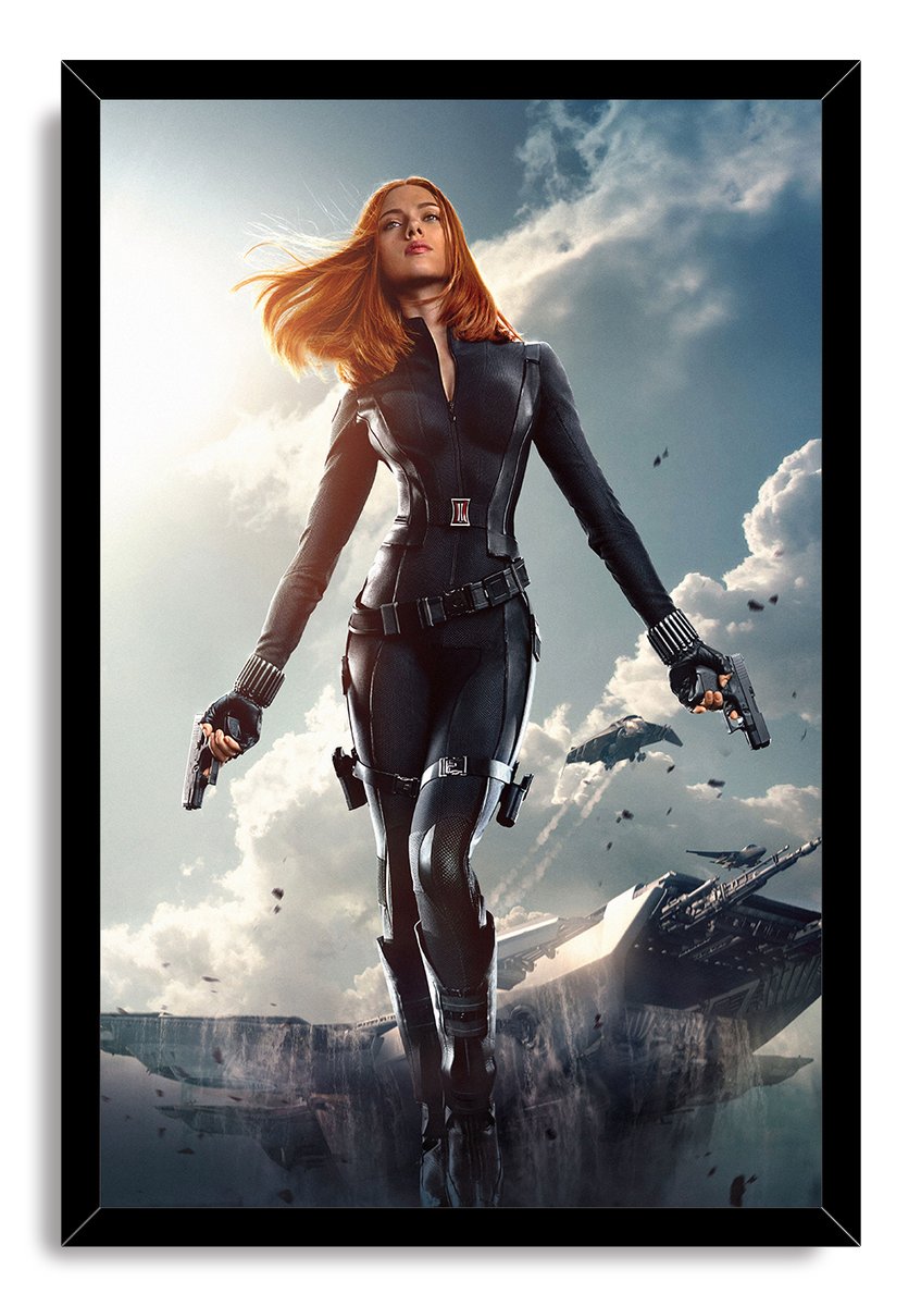 Black Widow Scarlett Johansson Marvel Superhero Decorative Painting (paper and canvas) art poster printing print