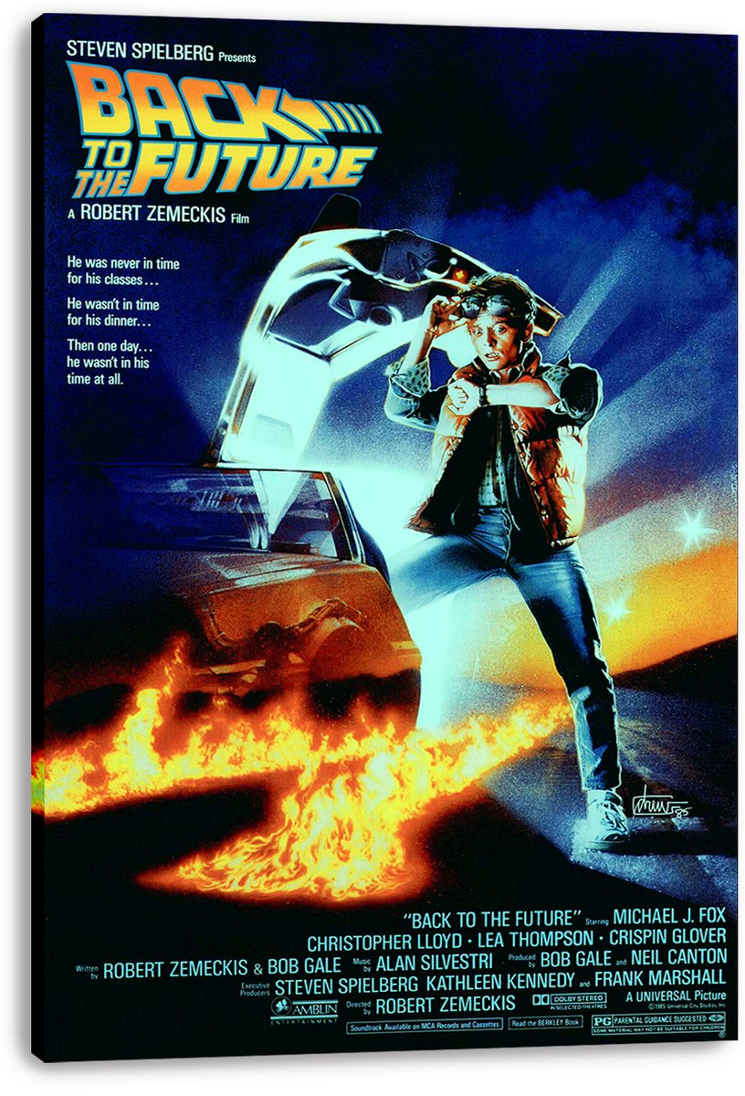 Back to the Future Movie Decorative Painting (paper and canvas) art poster printing print