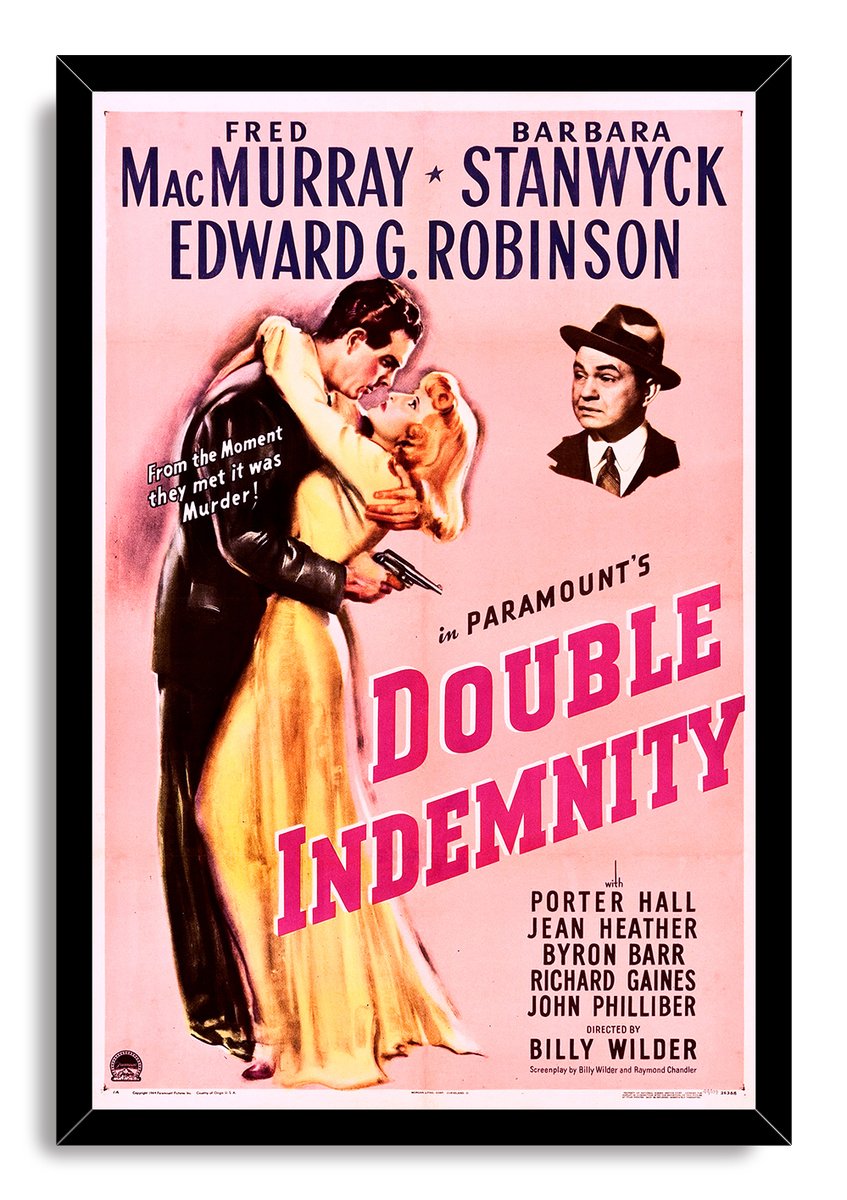 Double Indemnity Decorative Painting (paper and canvas) art poster printing print