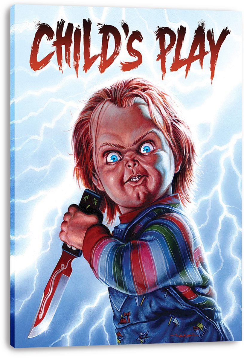 Chucky Child's Play Decorative Painting (paper and canvas) art poster printing print