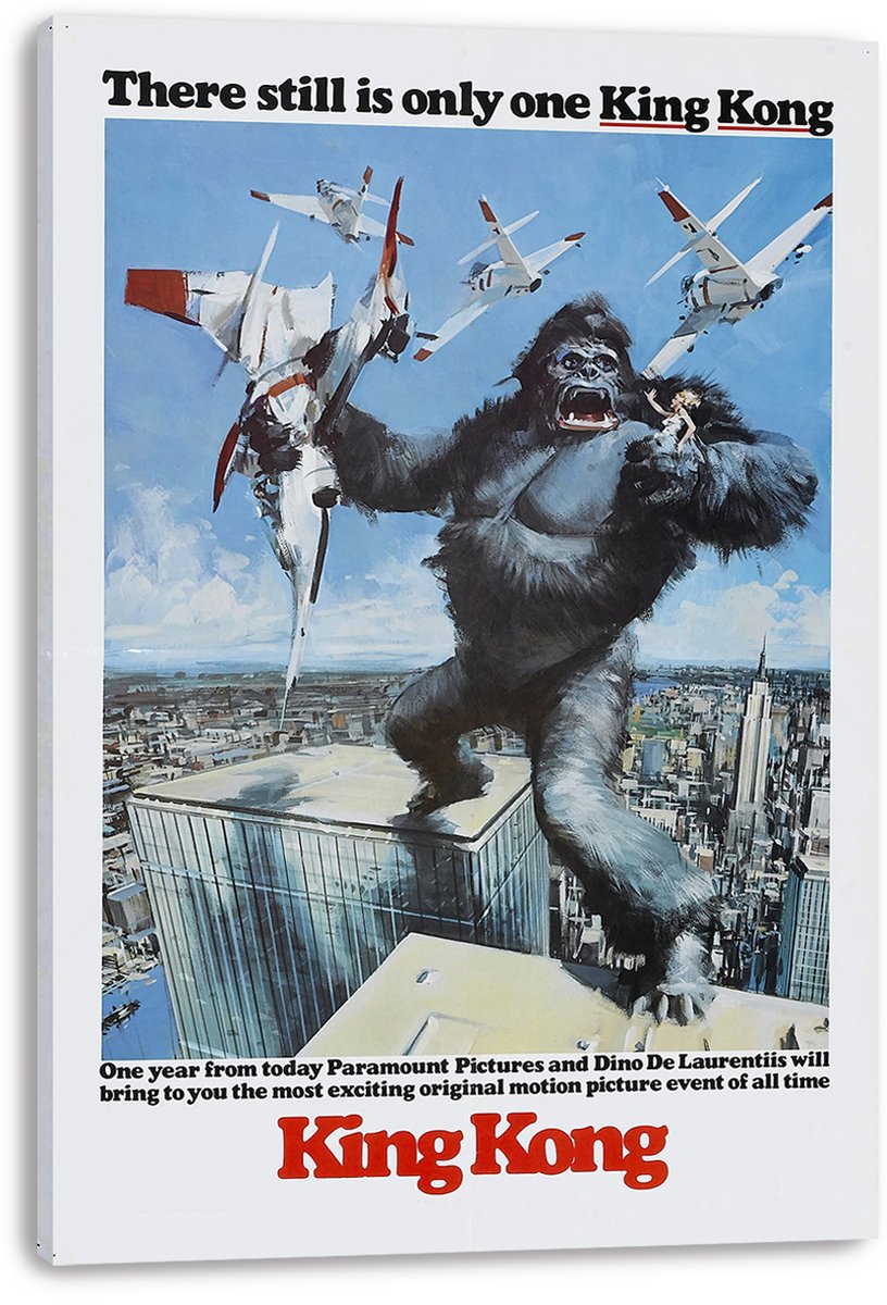 King Kong 1976 Movie Poster Decorative Painting (paper and canvas) art poster printing print