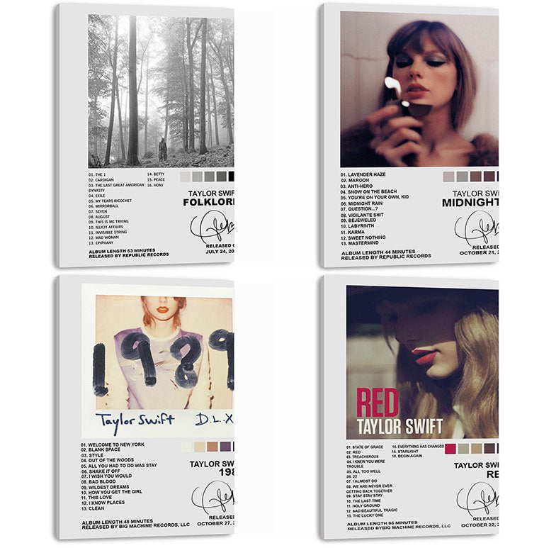 Taylor Swift Albums Decorative Painting (paper and canvas) art poster printing print