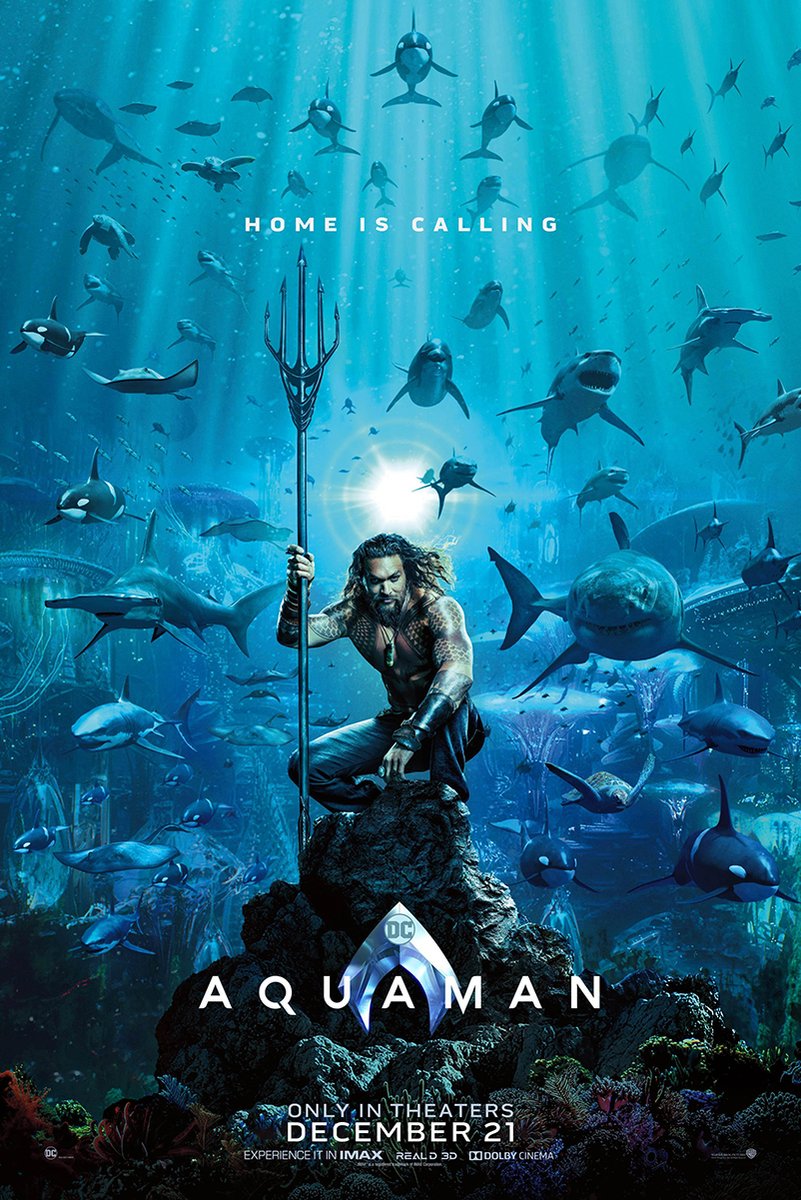Aquaman Movie Poster Decorative Painting (paper and canvas) art poster printing print