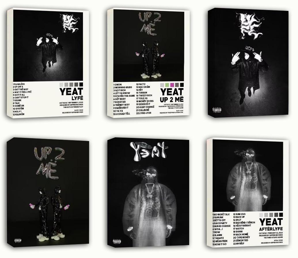 Yeat Album Cover Family Decorative Painting Wall Art Posters (Paper and Canvas) Art Poster Printing Print