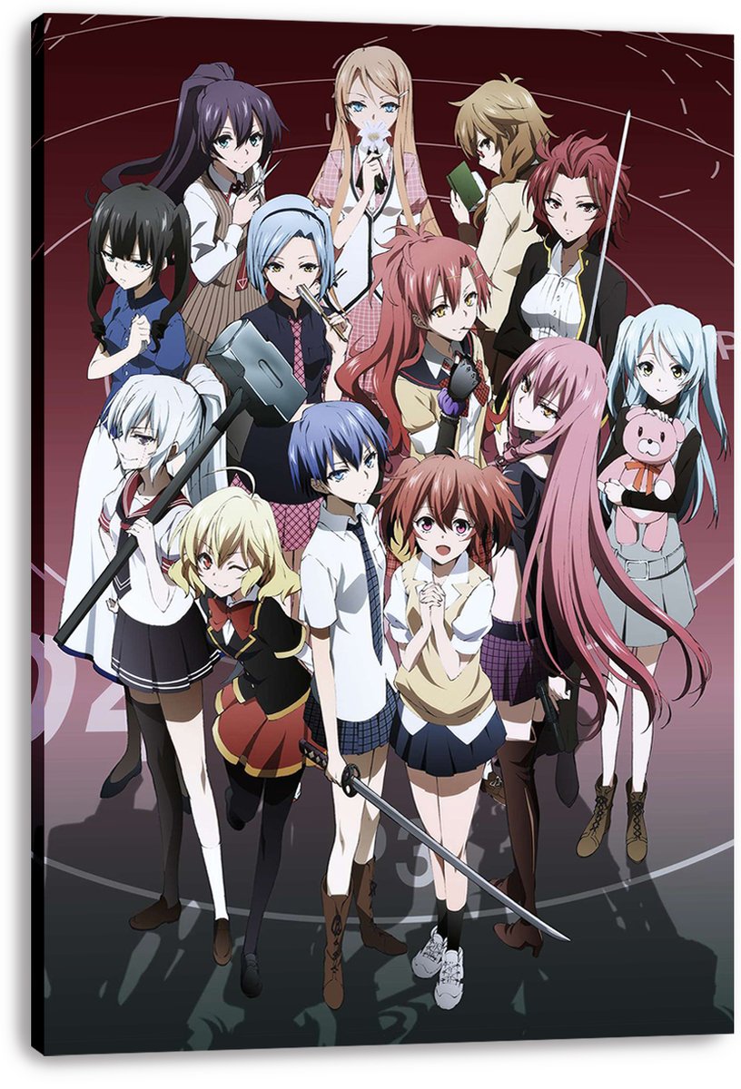 Akuma no Riddle Anime Girls Group Decorative Painting (paper and canvas) art poster printing print