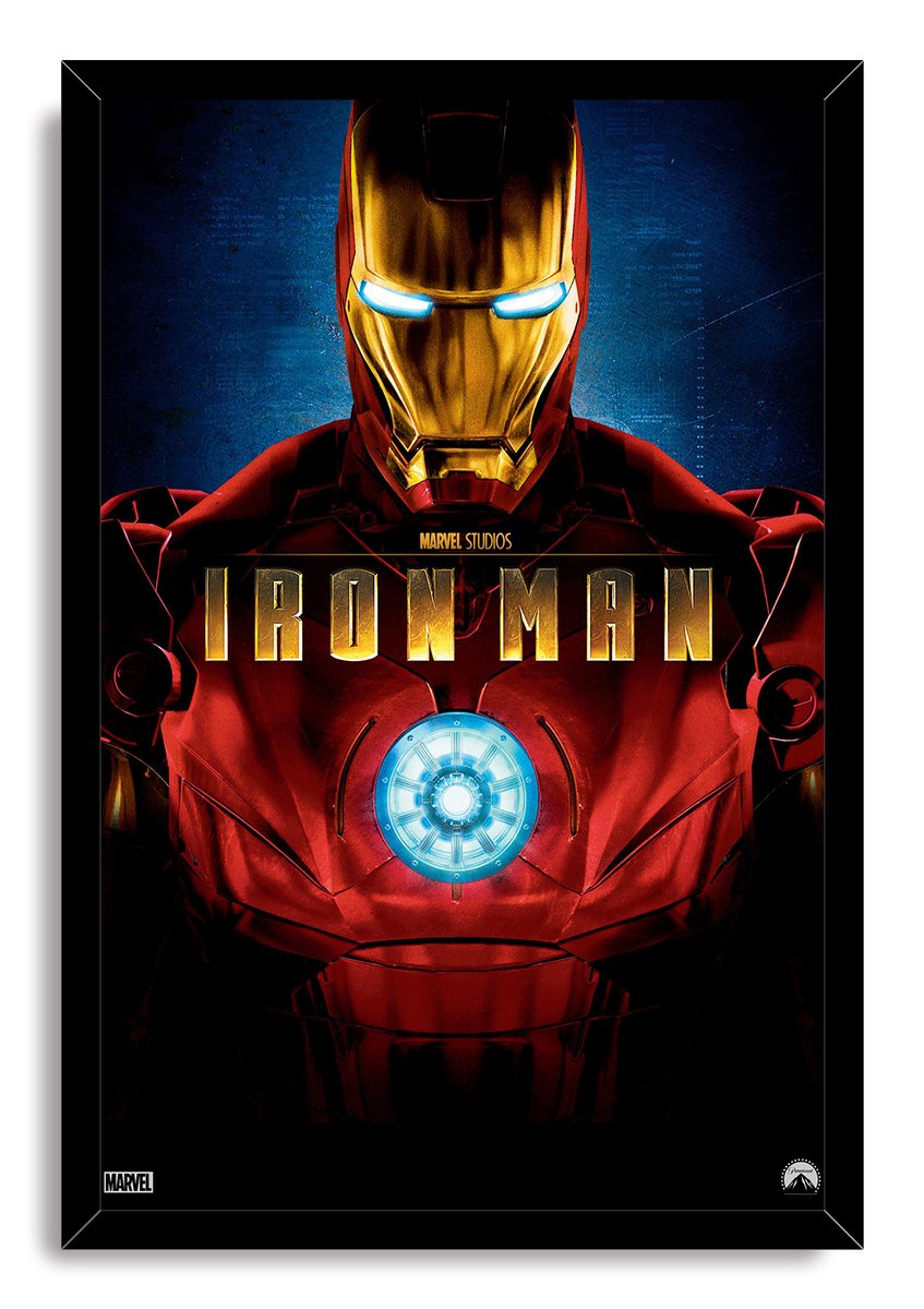 Iron Man Decorative Painting (paper and canvas) art poster printing print