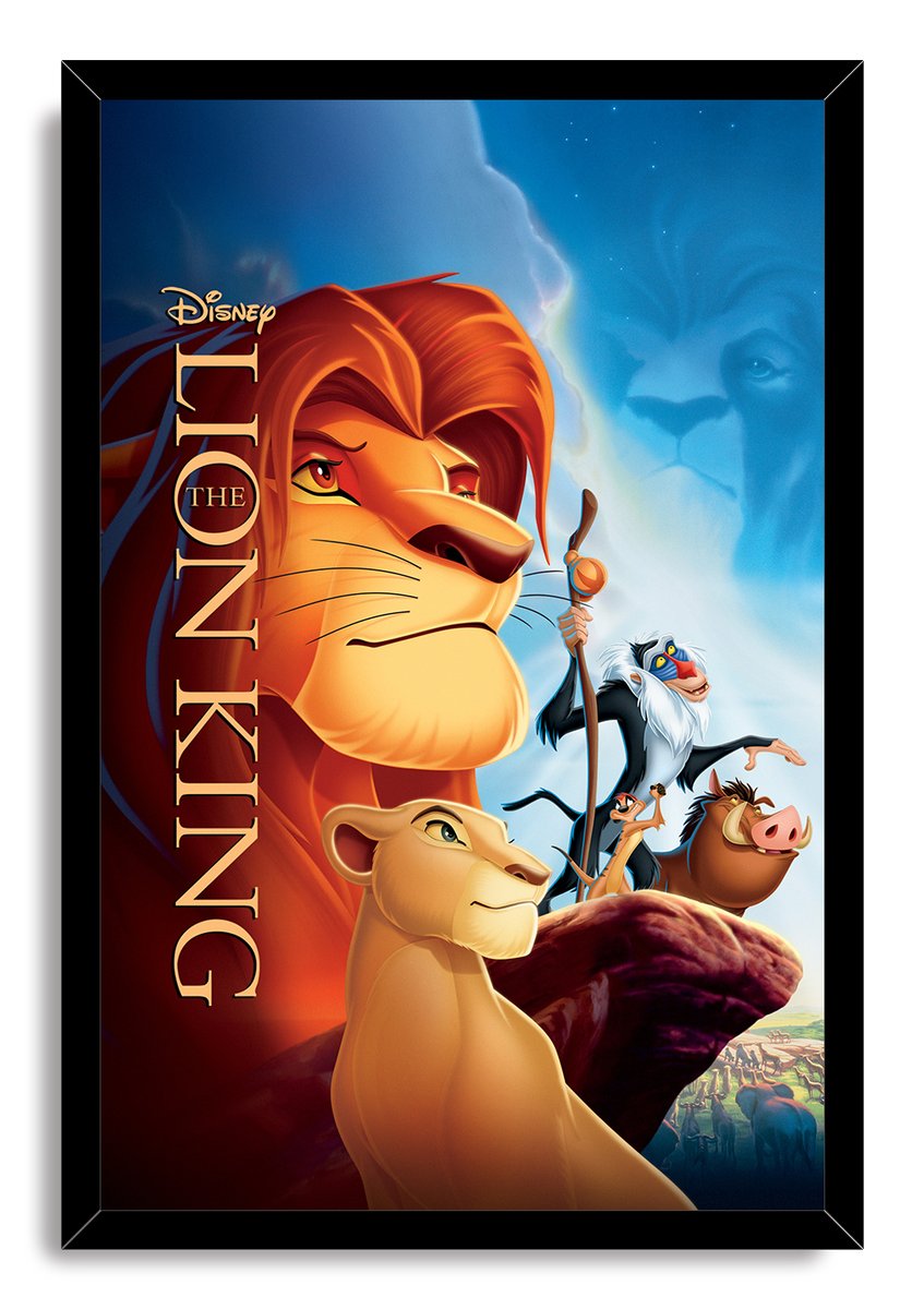 The Lion King Decorative Painting (paper and canvas) art poster printing print
