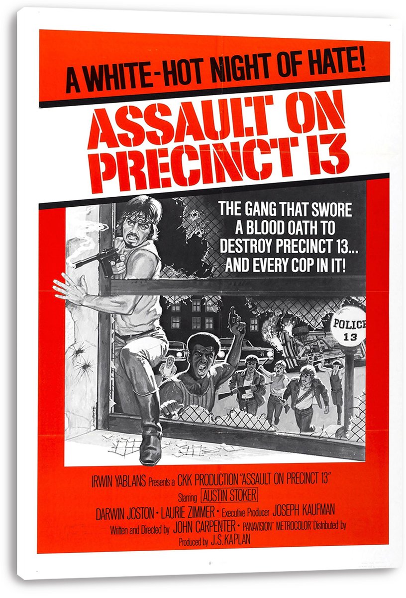 Assault on Precinct 13 Movie Poster Decorative Painting (paper and canvas) art poster printing print