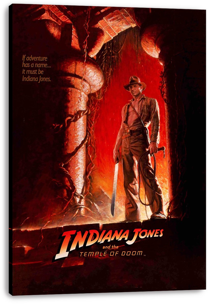 Indiana Jones Temple of Doom Decorative Painting (paper and canvas) art poster printing print