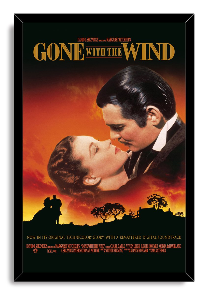 Gone With the Wind Decorative Painting (paper and canvas) art poster printing print