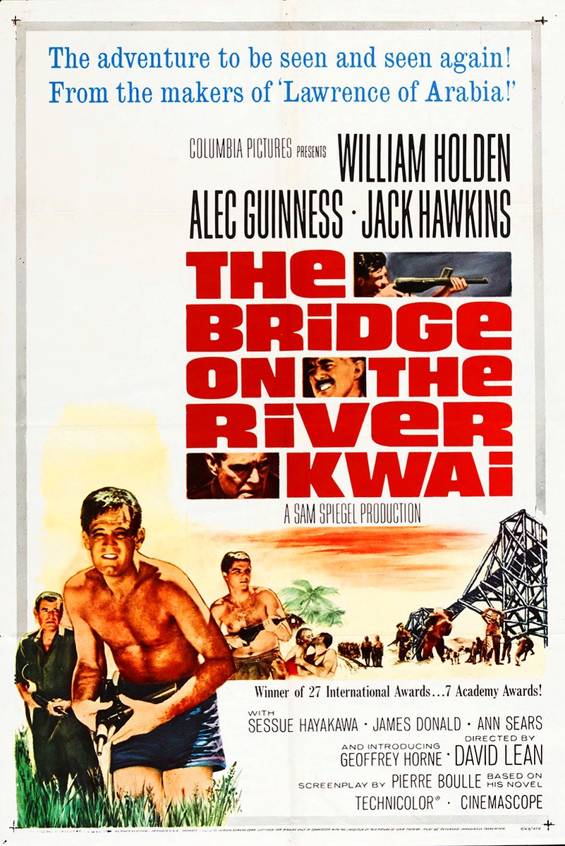 The Bridge on the River Kwai Movie Poster Decorative Painting (paper and canvas) art poster printing print