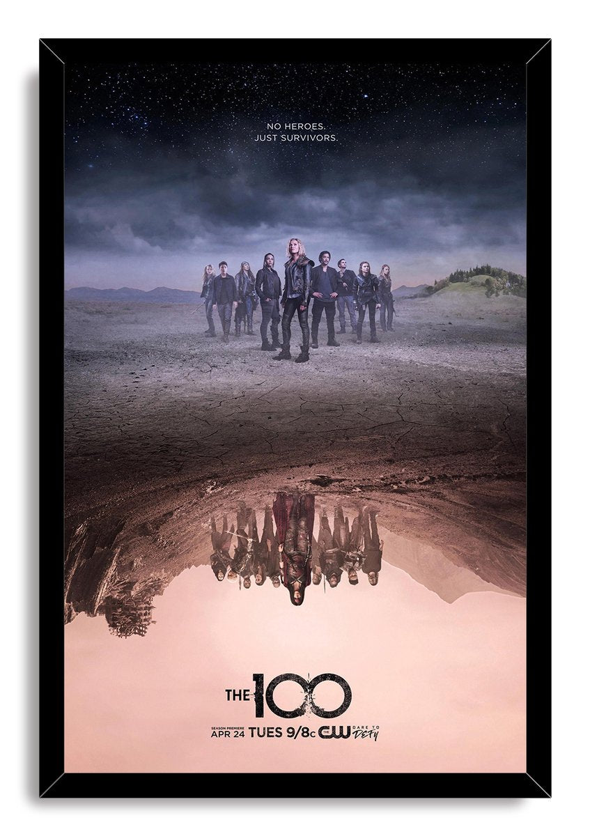 The 100 TV Series Main Cast Decorative Painting (paper and canvas) art poster printing print