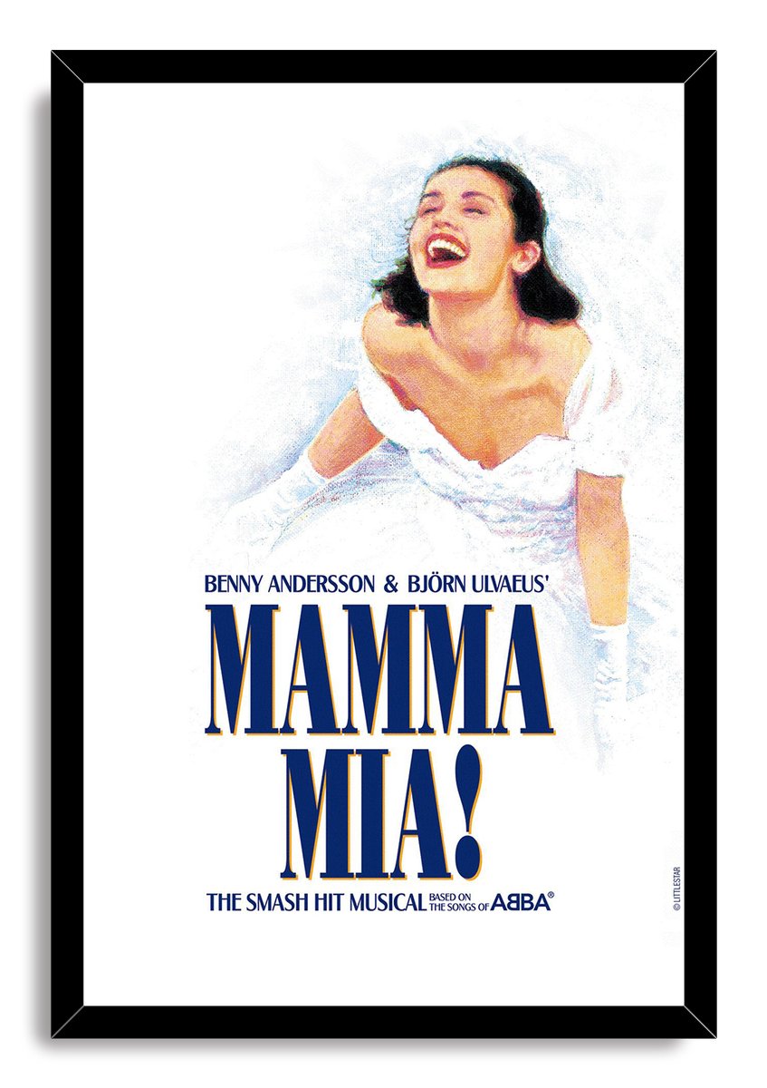 Mamma Mia! Musical Decorative Painting (paper and canvas) art poster printing print
