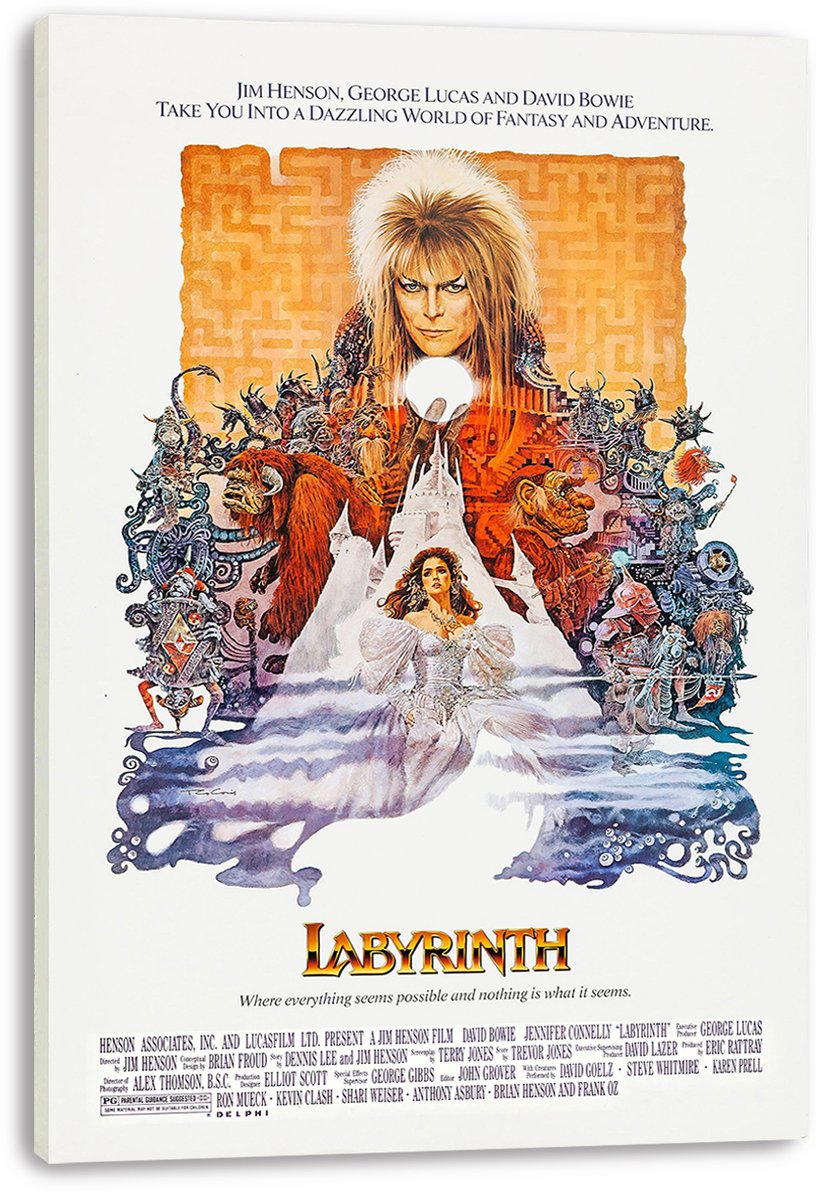 Labyrinth Movie Decorative Painting (paper and canvas) art poster printing print