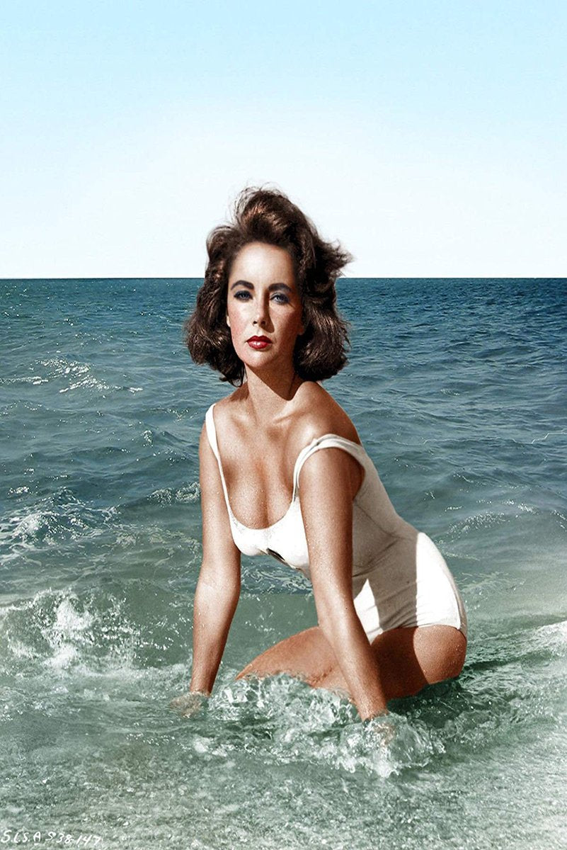 Elizabeth Taylor Decorative Painting (paper and canvas) art poster printing print