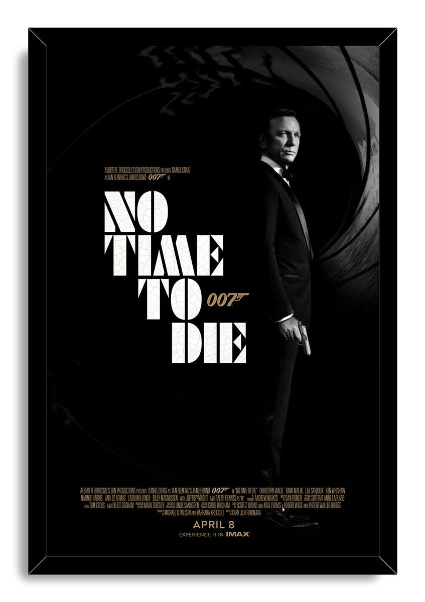 Daniel Craig James Bond No Time To Die Decorative Painting (paper and canvas) art poster printing print