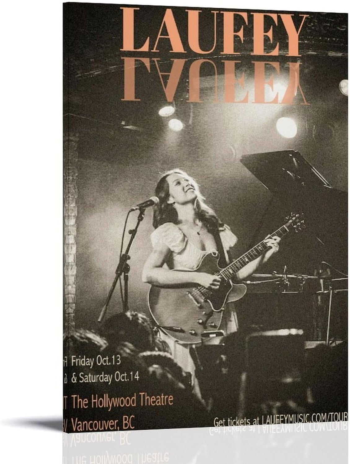 Laufey Black And White Art Music Poster (paper and canvas) art poster printing print