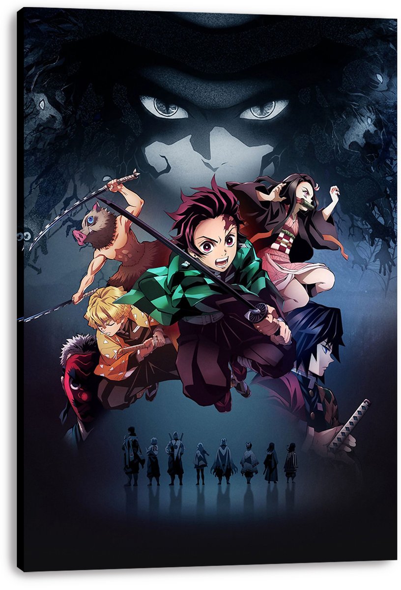 Demon Slayer Characters Anime Decorative Painting (paper and canvas) art poster printing print