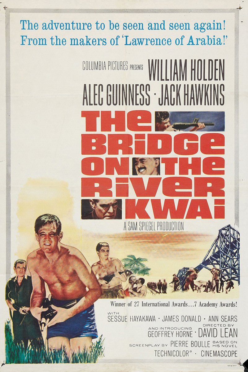 The Bridge on the River Kwai Movie Poster Decorative Painting (paper and canvas) art poster printing print