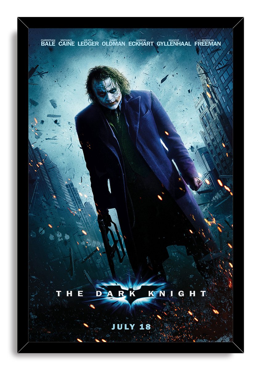 The Dark Knight Joker Decorative Painting (paper and canvas) art poster printing print