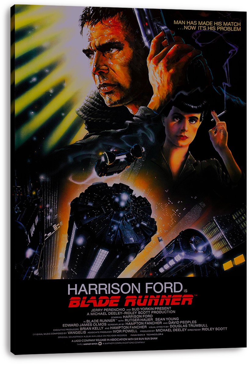 Blade Runner Sci-Fi Movie Decorative Painting (paper and canvas) art poster printing print