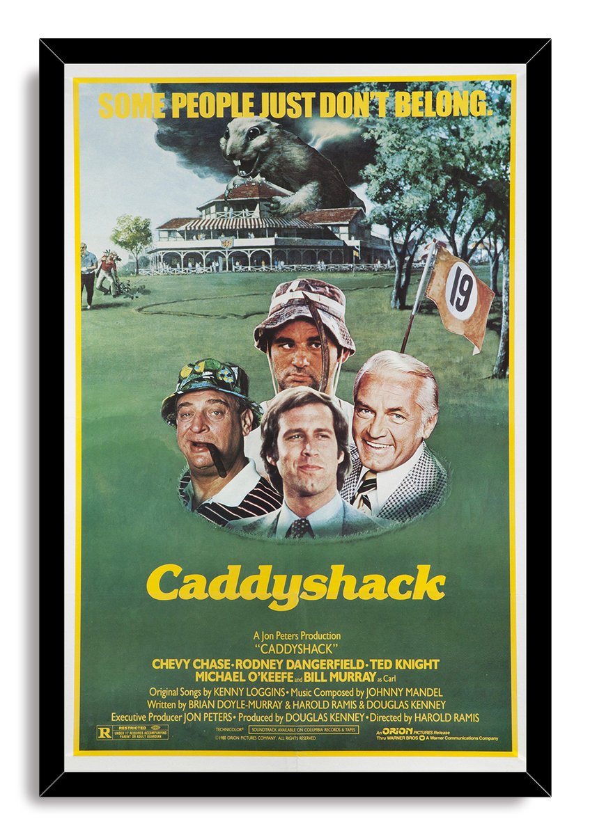 Caddyshack Movie Decorative Painting (paper and canvas) art poster printing print