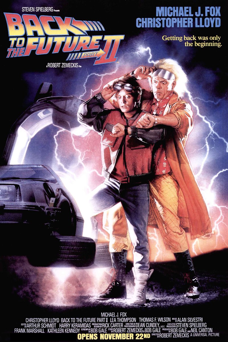 Back to the Future Part II Movie Poster Decorative Painting (paper and canvas) art poster printing print