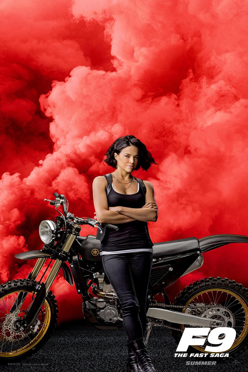 Michelle Rodriguez Letty Ortiz F9 The Fast Saga Decorative Painting (paper and canvas) art poster printing print