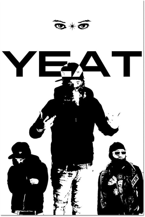Yeat Album Cover Music Posters for Room Aesthetic (Paper and Canvas) Art Poster Printing Print