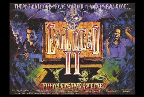 Evil Dead 2 reproduction Game (Paper and Canvas) Art Poster Printing Print