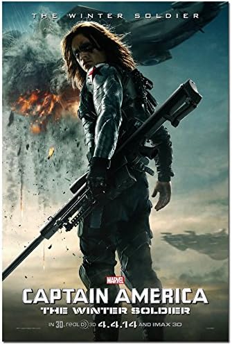 Captain America 2 The Winter Soldier Movie Poster (Paper and Canvas) Art Poster Printing Print