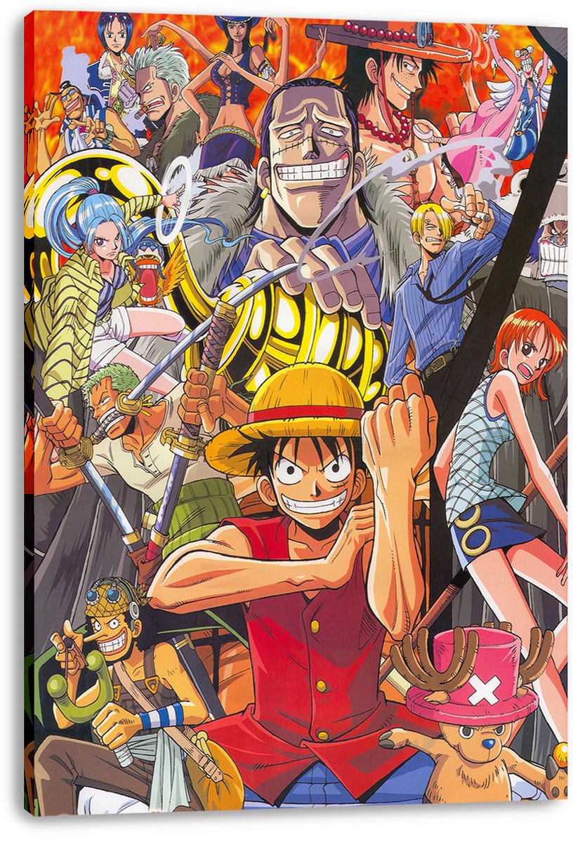One Piece Straw Hat Pirates & Allies Decorative Painting (paper and canvas) art poster printing print