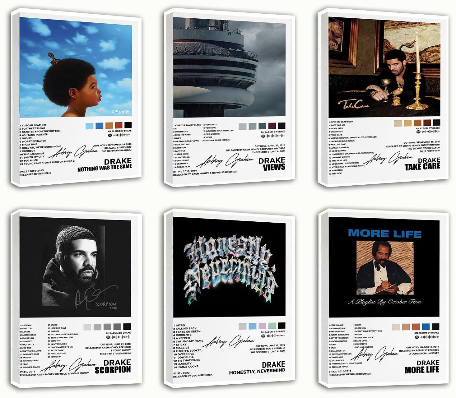 Drake Music Poster Signed Limited Album Cover Posters (paper and canvas) art poster printing print