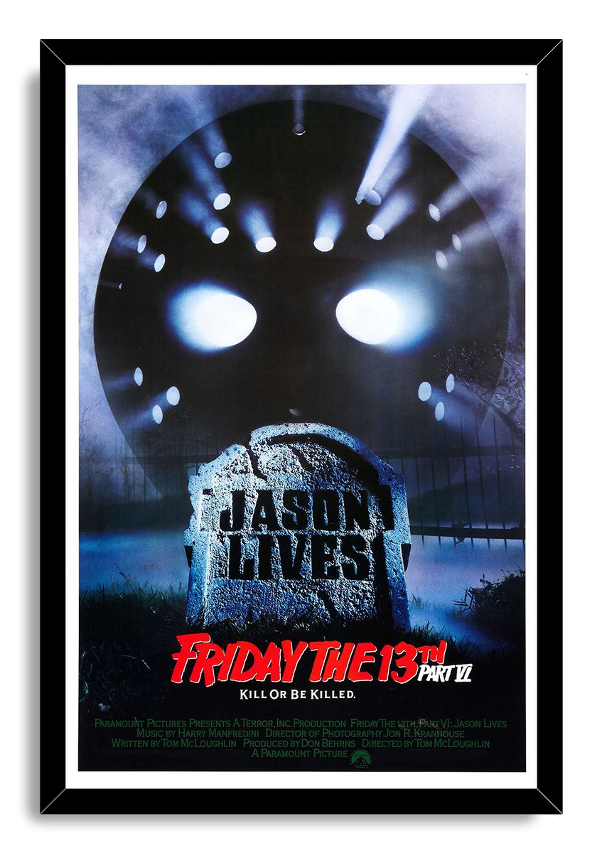 Friday the 13th Jason Lives Horror Movie Decorative Painting (paper and canvas) art poster printing print