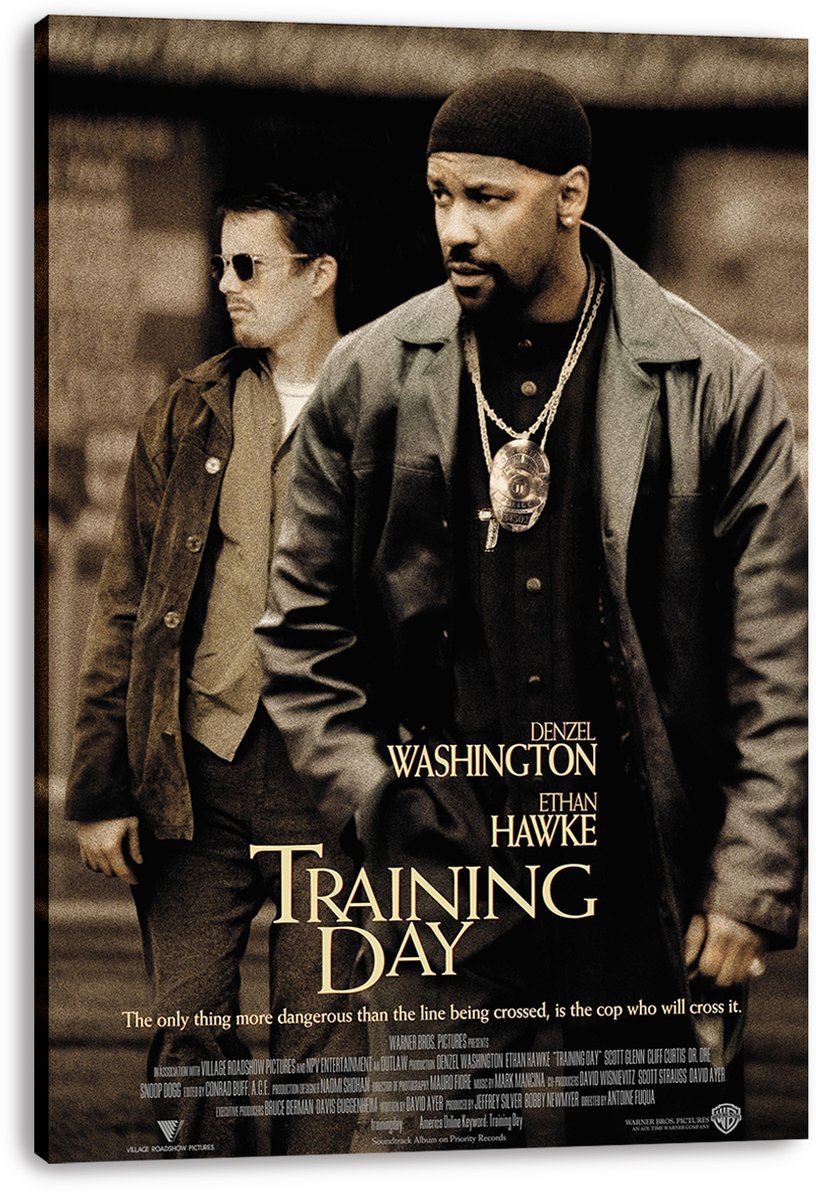 Training Day Movie Decorative Painting (paper and canvas) art poster printing print