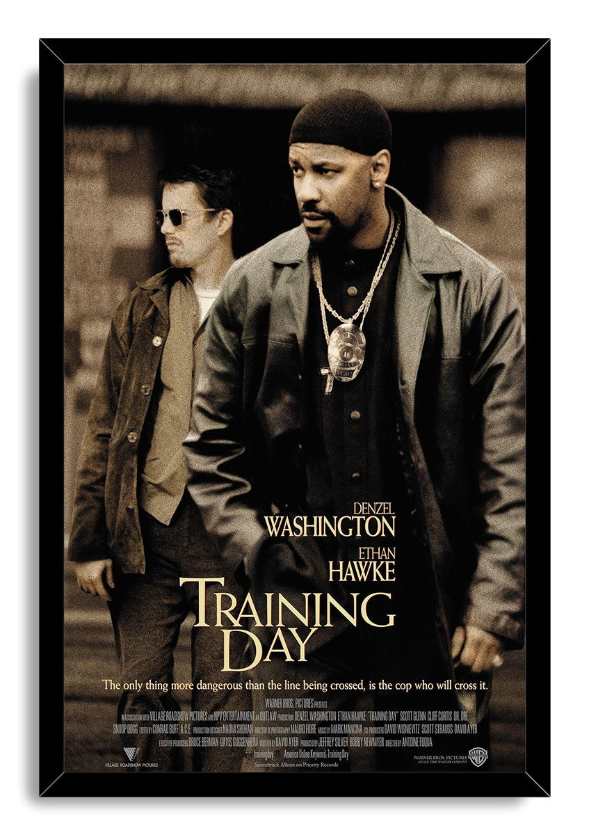 Training Day Movie Poster Denzel Washington Ethan Hawke Decorative Painting (paper and canvas) art poster printing print