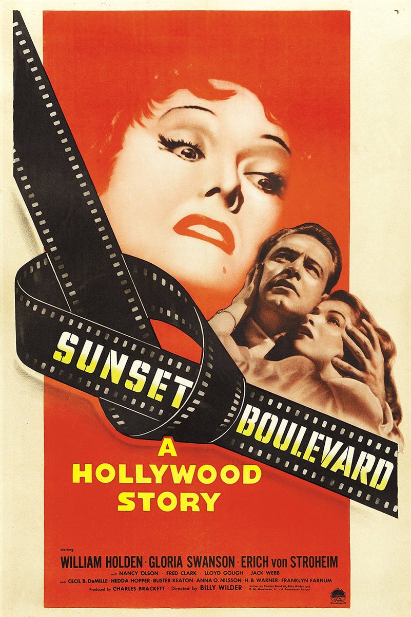 Sunset Boulevard Movie Poster Decorative Painting (paper and canvas) art poster printing print