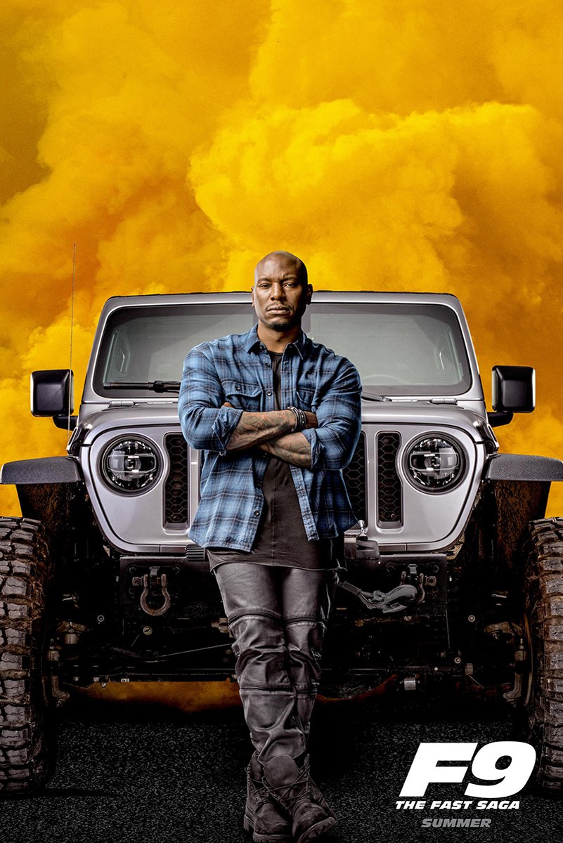 Tyrese Gibson Roman Pearce F9 Movie Decorative Painting (paper and canvas) art poster printing print