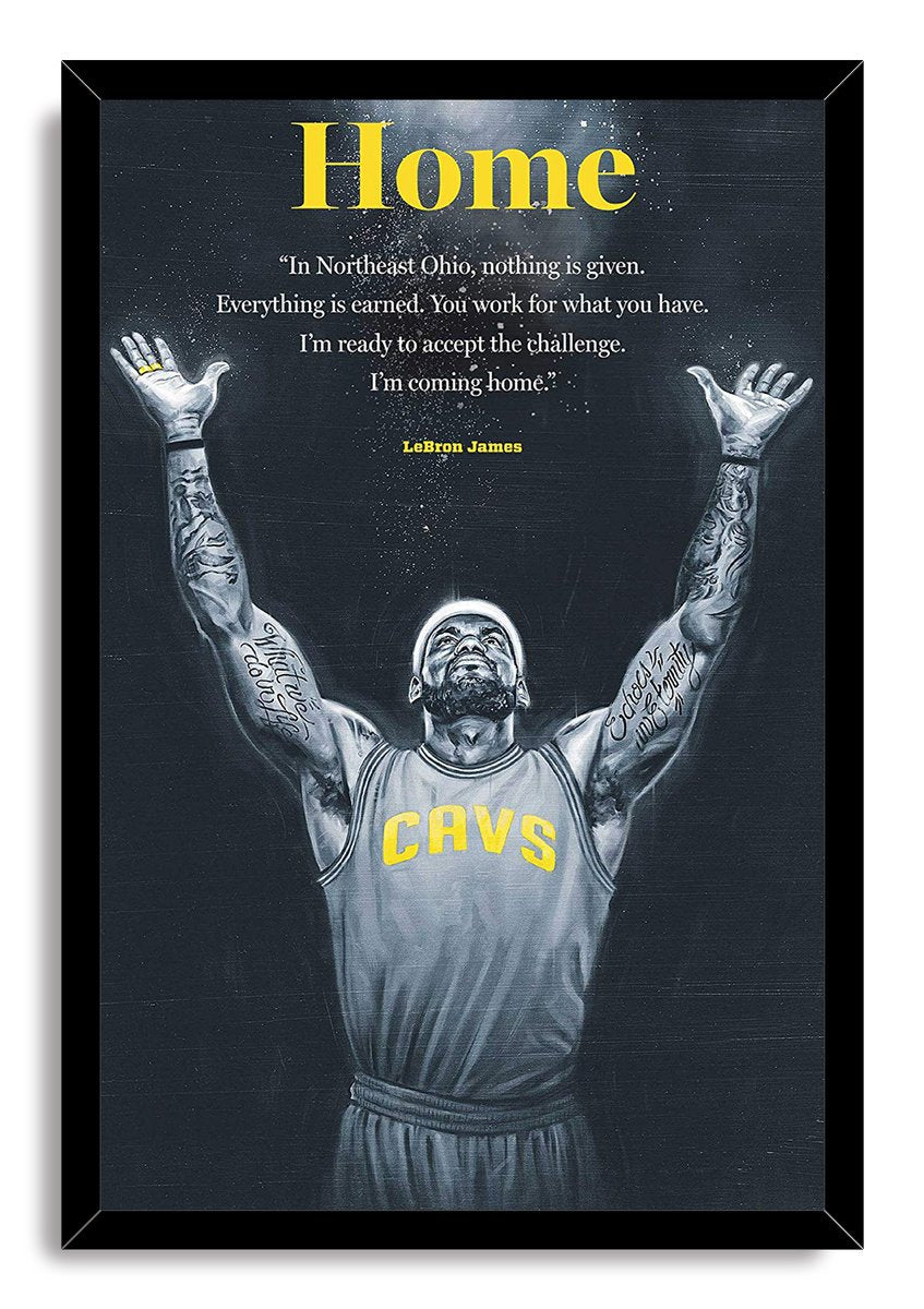 LeBron James Decorative Painting (paper and canvas) art poster printing print