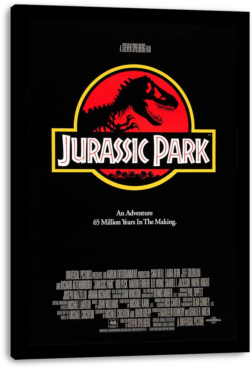 Jurassic Park Movie Decorative Painting (paper and canvas) art poster printing print