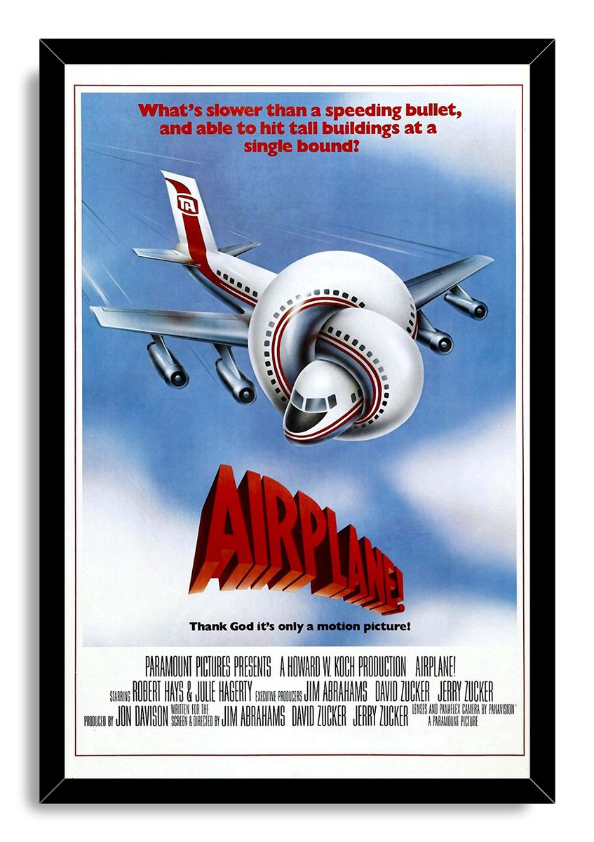 Airplane! Movie Poster Decorative Painting (paper and canvas) art poster printing print