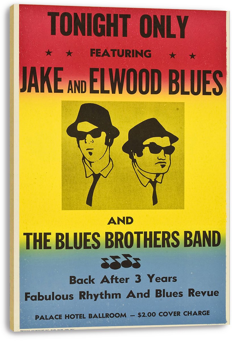 The Blues Brothers Decorative Painting (paper and canvas) art poster printing print