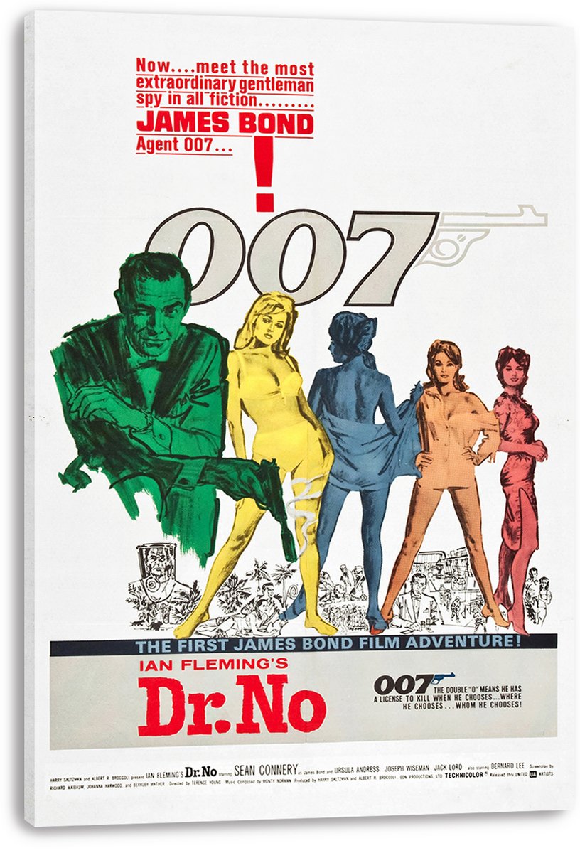 James Bond Dr. No Decorative Painting (paper and canvas) art poster printing print